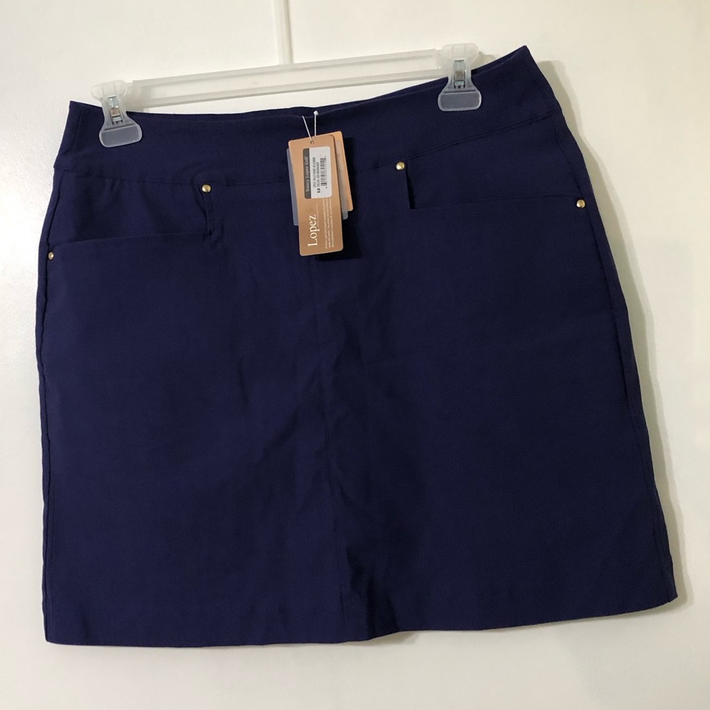 Skirt  short pully skort DeLux Dri tummy control panel purple. 12
